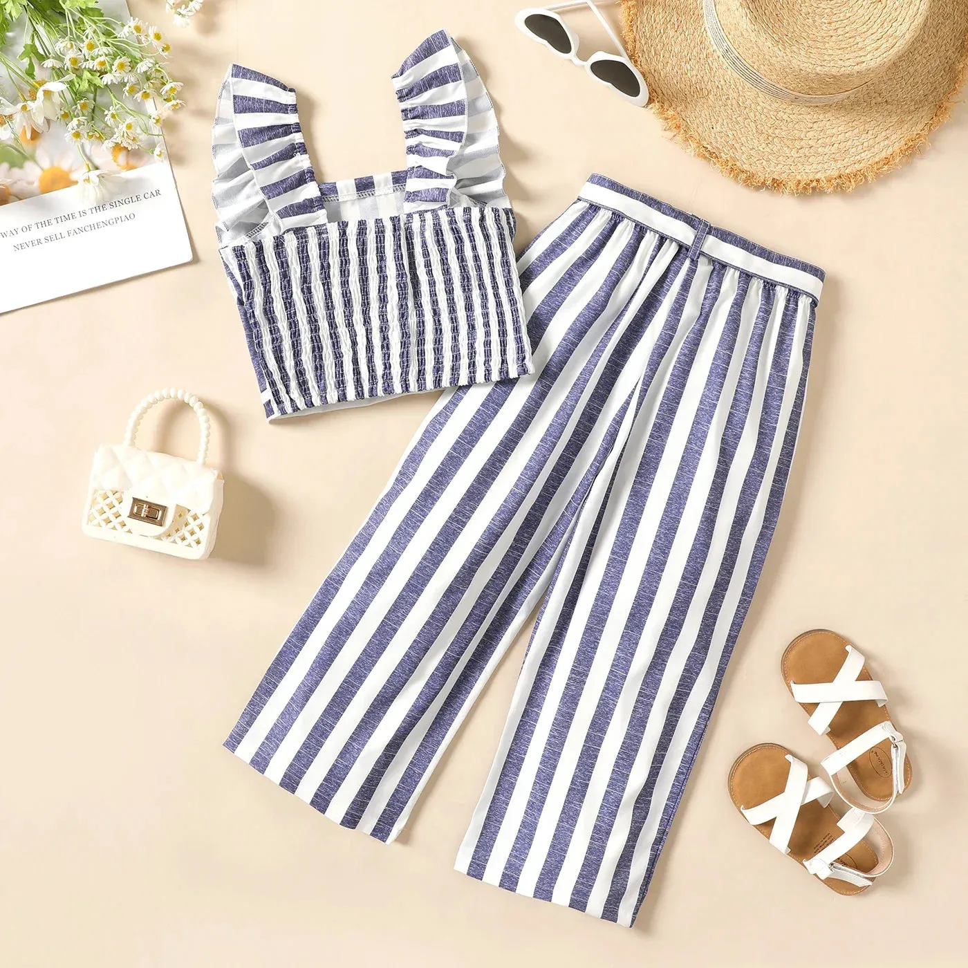 "Stripe Cutie" Girl's 2 PC Pants Set