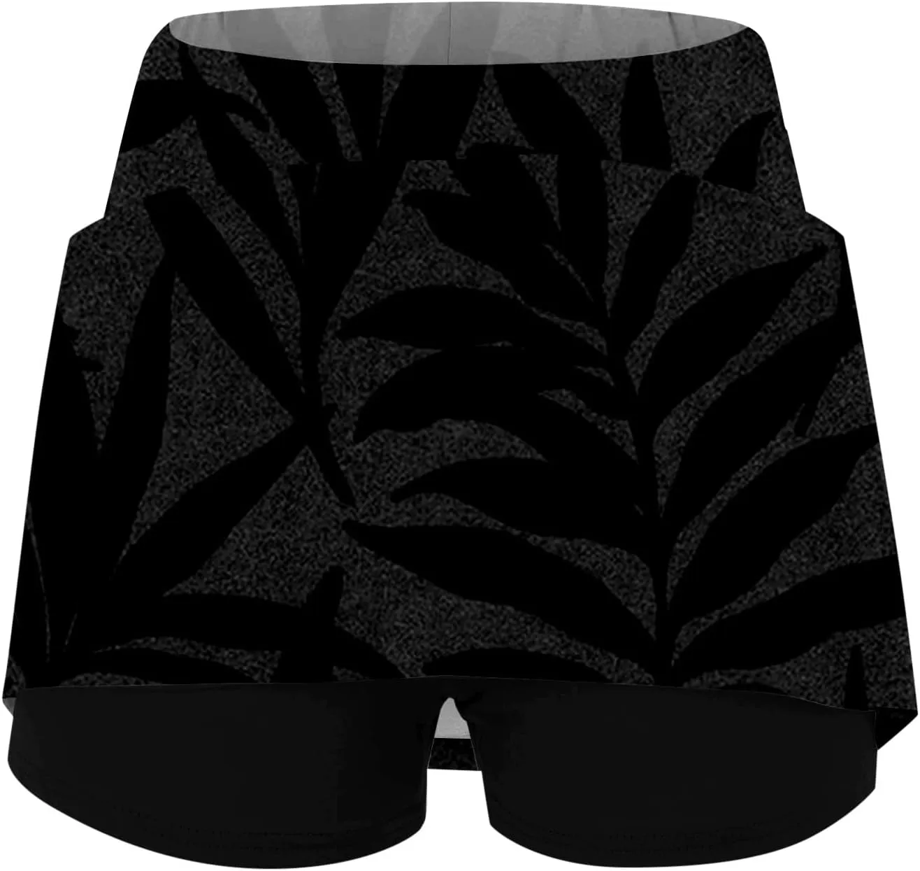 Skorts for Women Summer Tennis Elastic High Waisted Floral Printed Gym Skirts Comfort Trendy Lightweight Running Shorts
