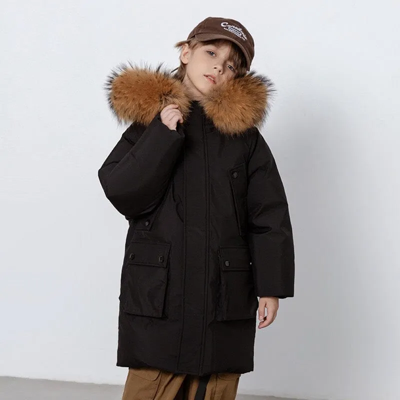 Snowland Guardian Winter Long Down Coat