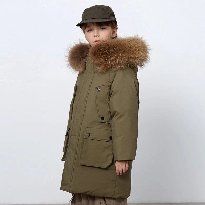 Snowland Guardian Winter Long Down Coat