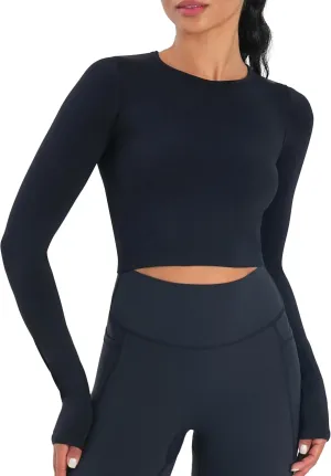 Sunzel Short Sleeve Fitted Basic T Shirts for Women, Soft Crew Neck Basic Crop Tee Cute Trendy Summer Tops Tight Tees