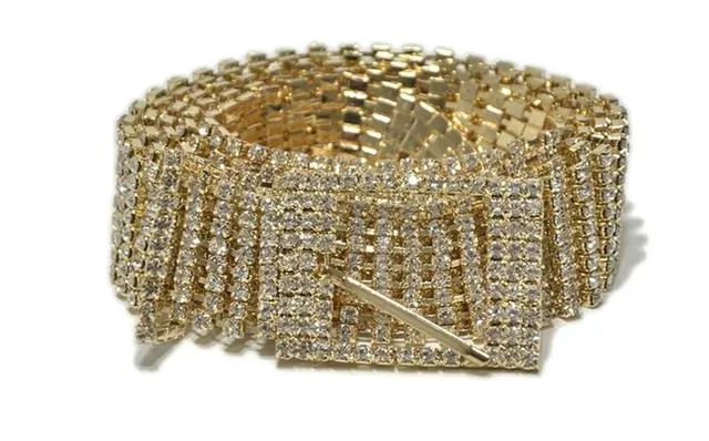 Super Shine Crystal Rhinestone Women Belts
