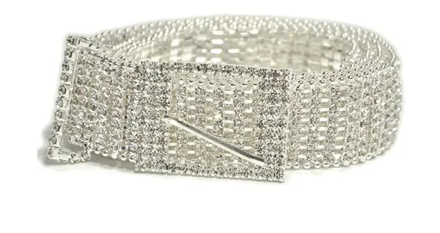 Super Shine Crystal Rhinestone Women Belts