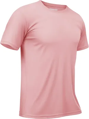 TACVASEN Swim Shirts for Men Rash Guard SPF Short Sleeve Sun T-Shirt UPF 50 Quick Dry Lightweight Fishing Water Shirt