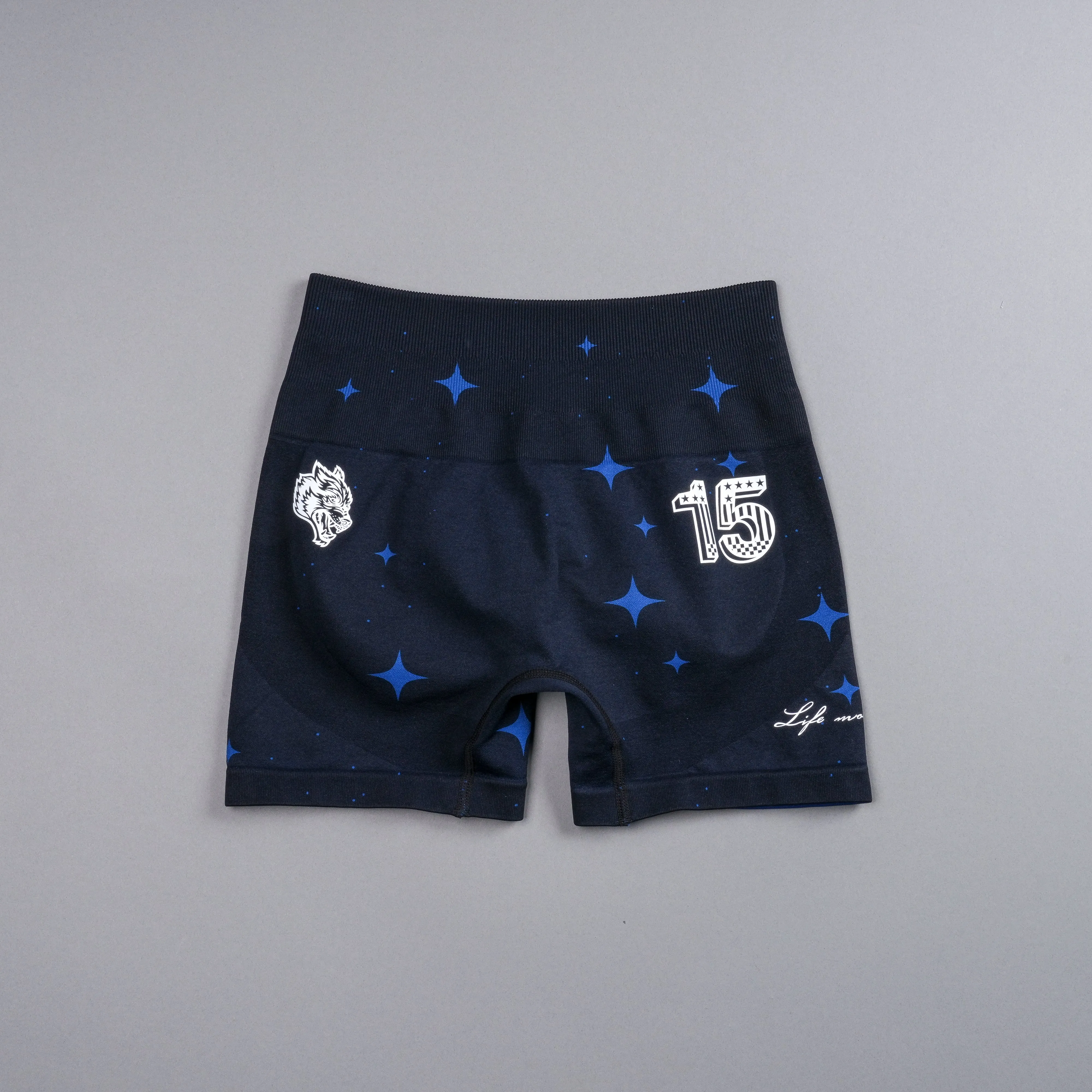 Throttle Everson Seamless "Sierra" Shorts in Darc Cobalt Starry Night