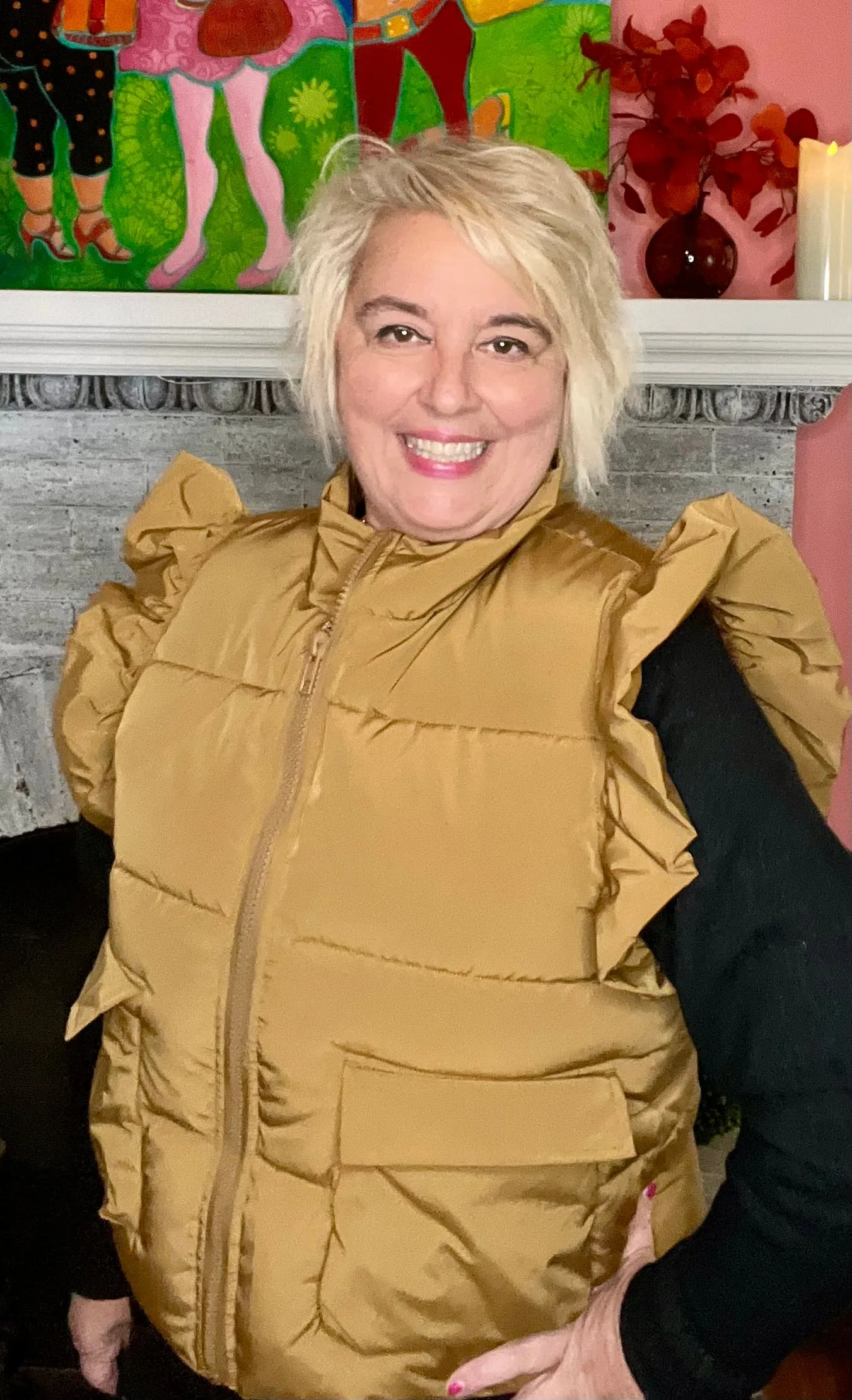 Toffee Time Puffer Vest