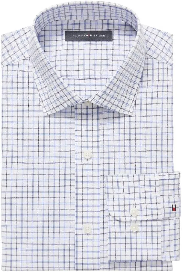 Tommy Hilfiger Men's Dress Shirt Slim Fit Essentials