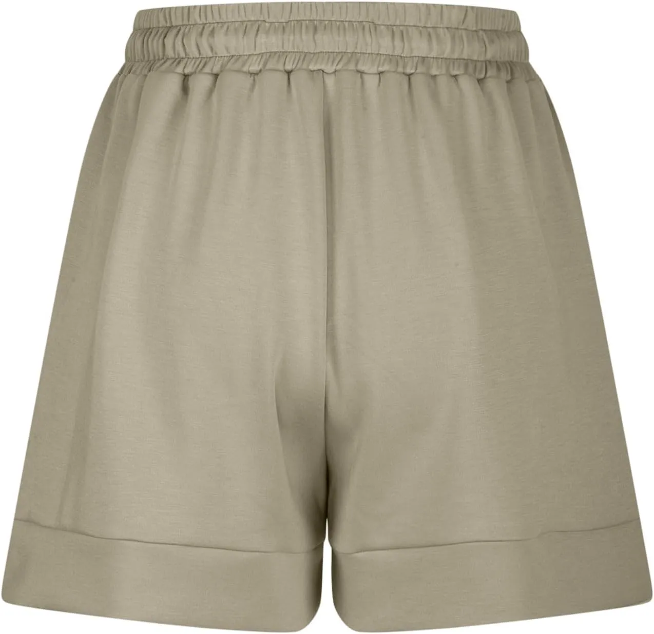 Women Athletic Shorts Casual Solid Stretchy High Waisted Fitness Short Gym Workout Running Shorts with Pockets