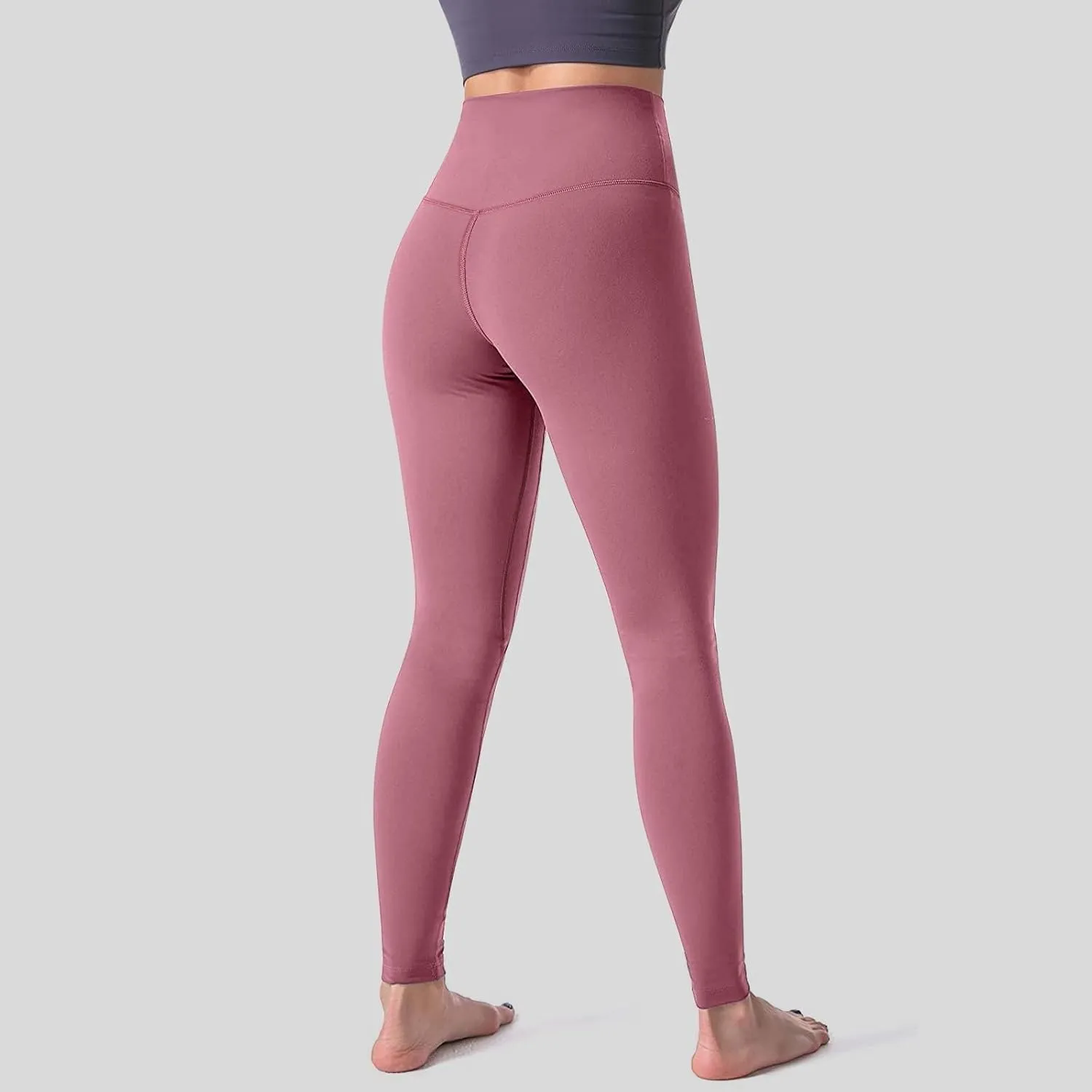 Women High Waisted Leggings Stretch Slim Butt Lifting Yoga Pant Through Tummy Control Sport Gym Lounge Tights Trouser