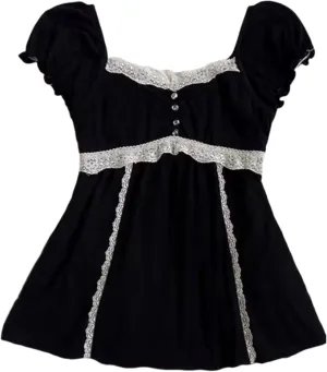 Women Lace Y2k Tank Top Coquette Summer Bow Tops Crop Cute Camisole