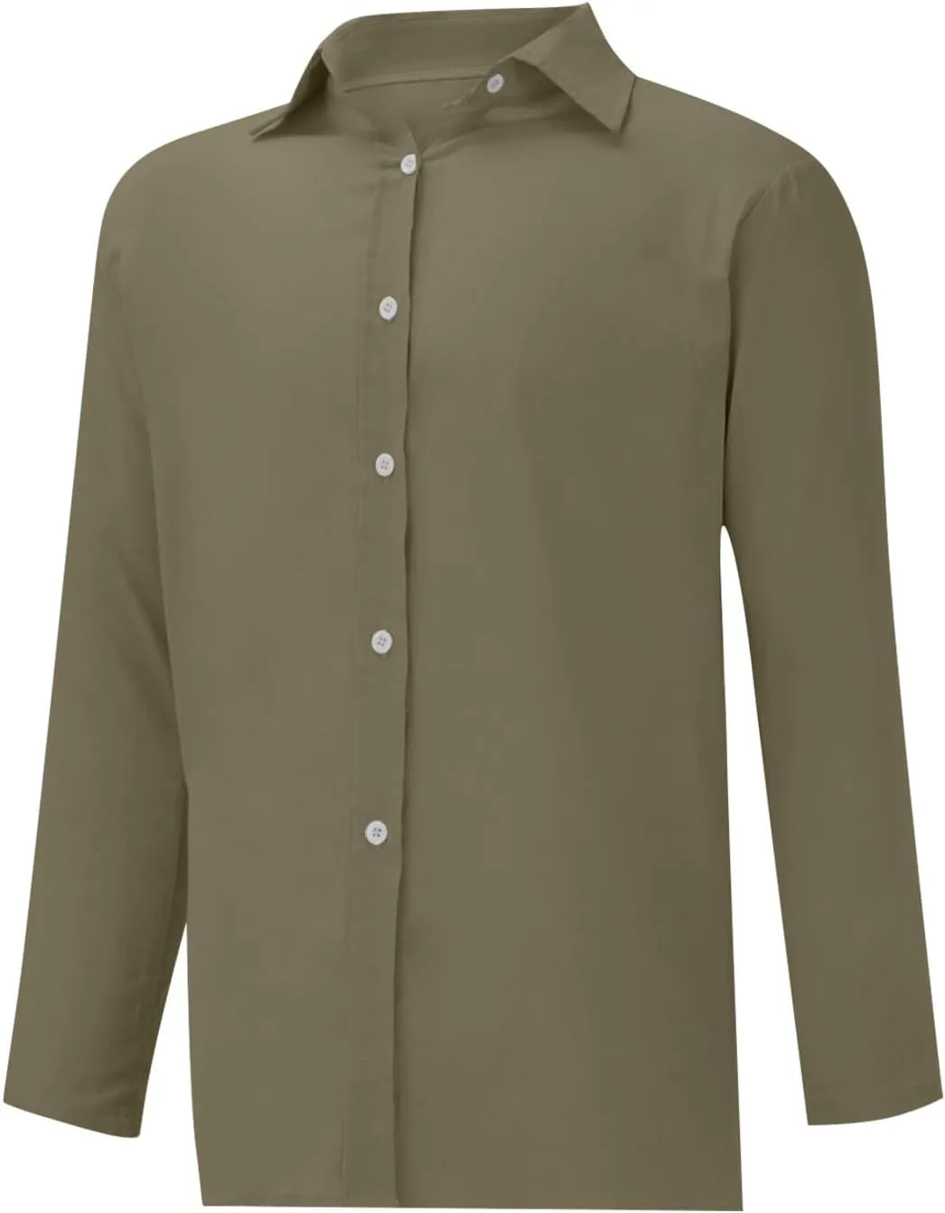 Women Linen Button Down Shirt Button Down Blouses Tops Sleeve Christmas Fall Jacket Dress Shirts for Women Blouse Blue