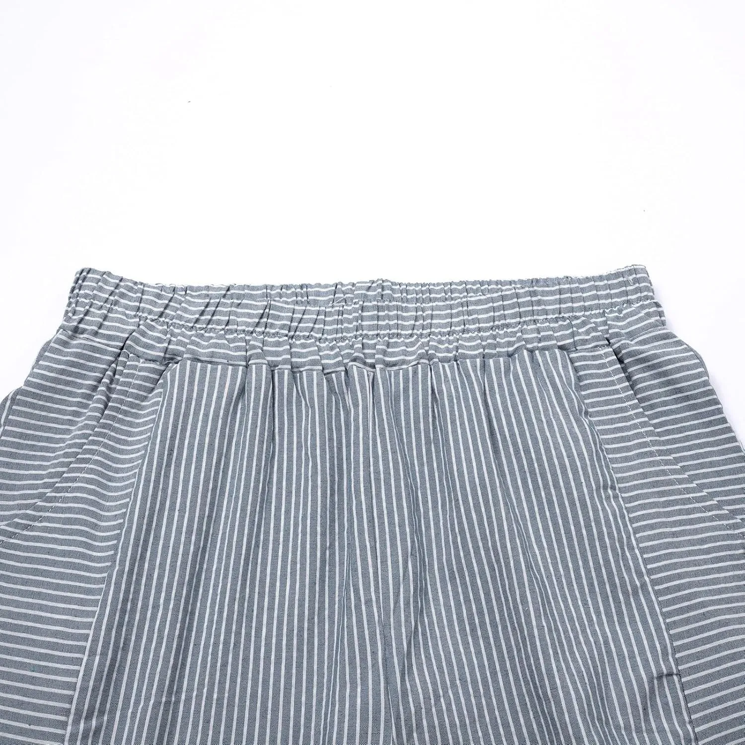 Women's Cotton Linen Pants Lightweight Quick Dry Palazzo Pants Casual Elastic Waist Lounge Crop Pants Trousers Pocket