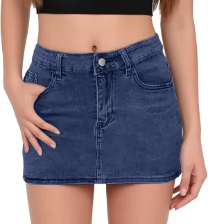 Womens Jean Shorts - Stretch High Waisted Trendy Denim Shorts Casual Summer Clothes 2025