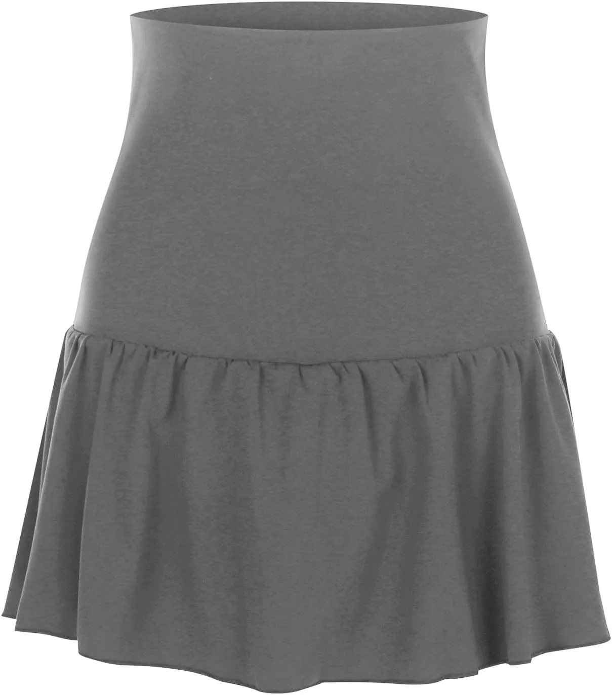 Women's Plain Pleated Skirt Women's Sports Waistband Skirt A Line Leopard Midi Skirt