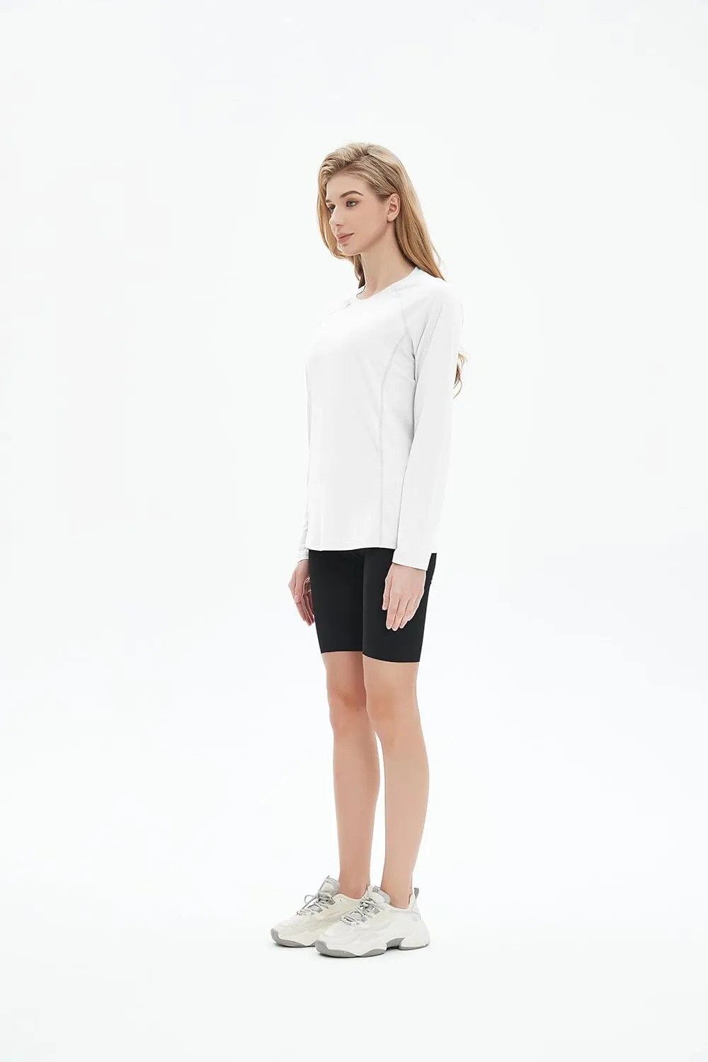 Women's Rash Guard Long Sleeve Shirt UPF 50  Sun UV Protection Quick Dry Swim Shirt Yoga Running Hiking Gym Tee Top