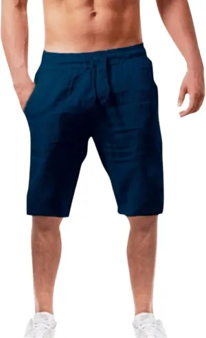 Workout Shorts for Men Shorts Cotton Men's Solid and and Men's pants Sport Shorts Men Workout Shorts White Shorts