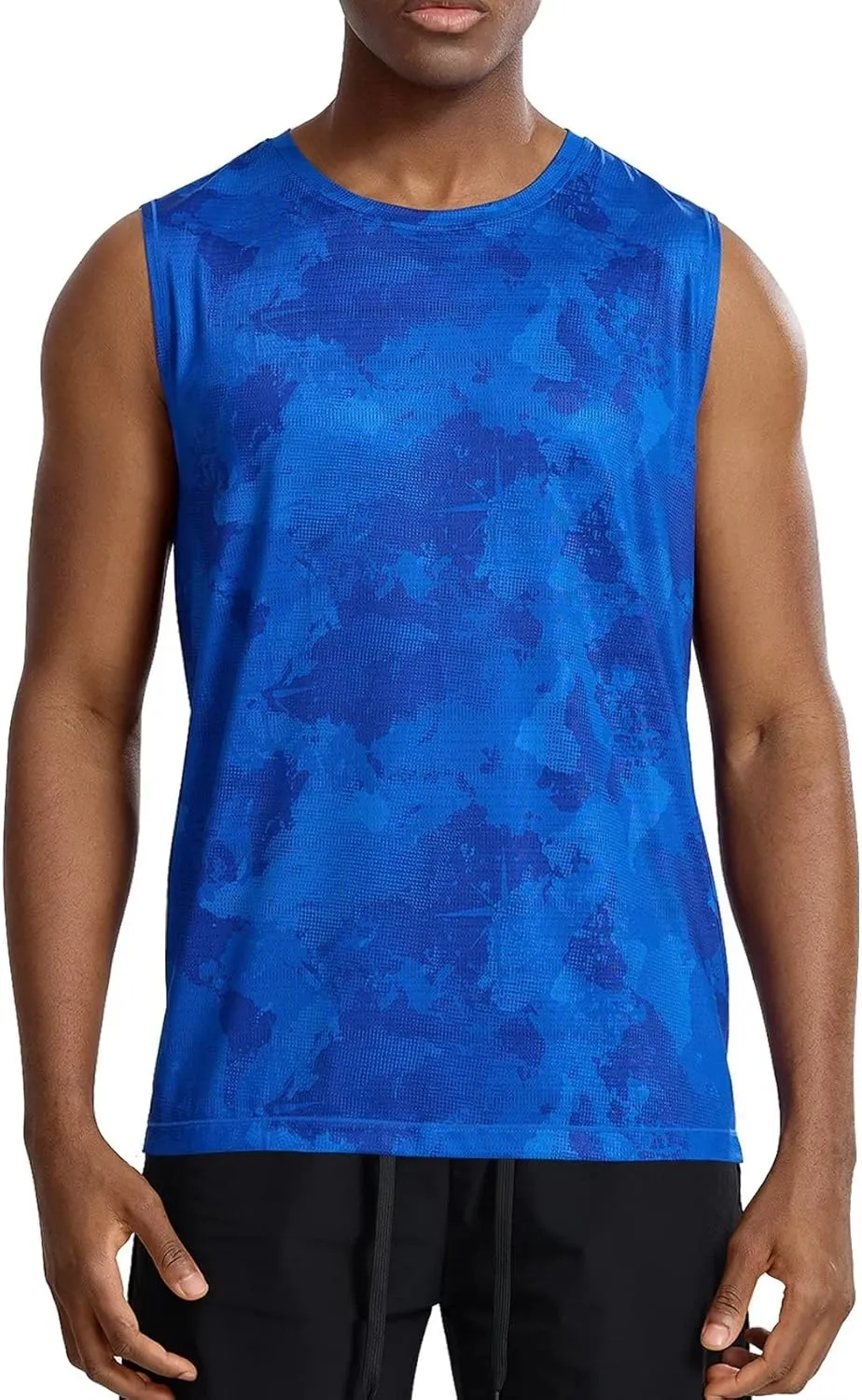 Zengjo Mens Sleeveless Shirts Quick Dry Workout Athletic Running Muscle Tank Top Loose Lightweight