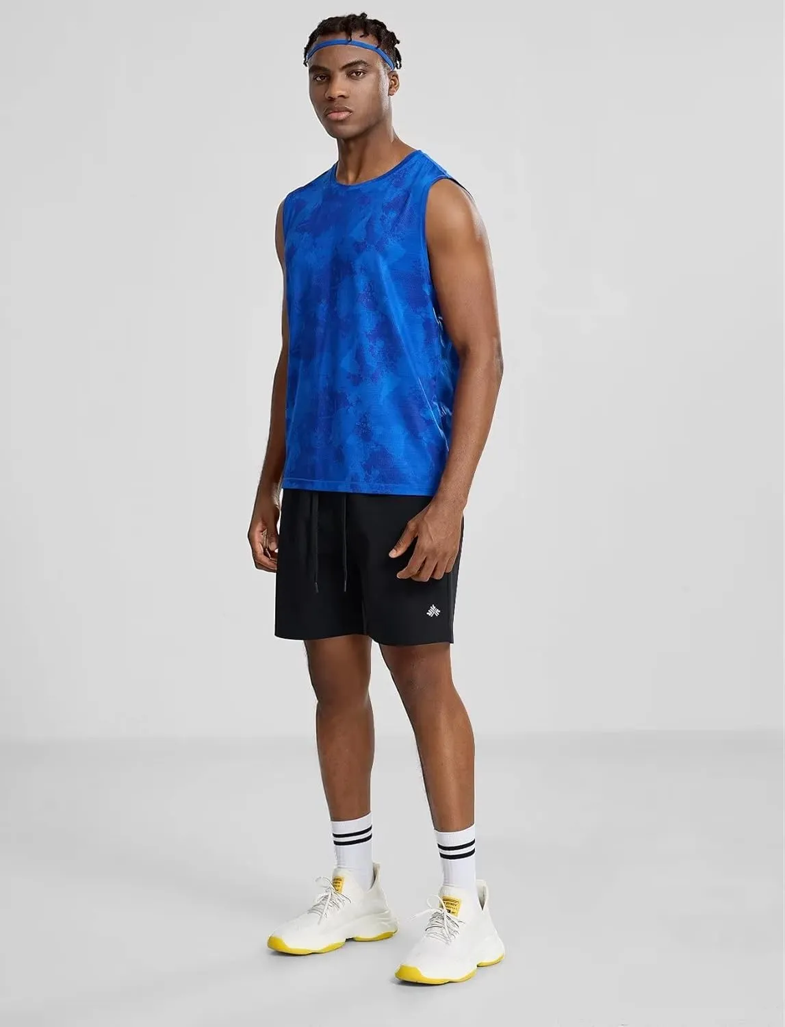 Zengjo Mens Sleeveless Shirts Quick Dry Workout Athletic Running Muscle Tank Top Loose Lightweight