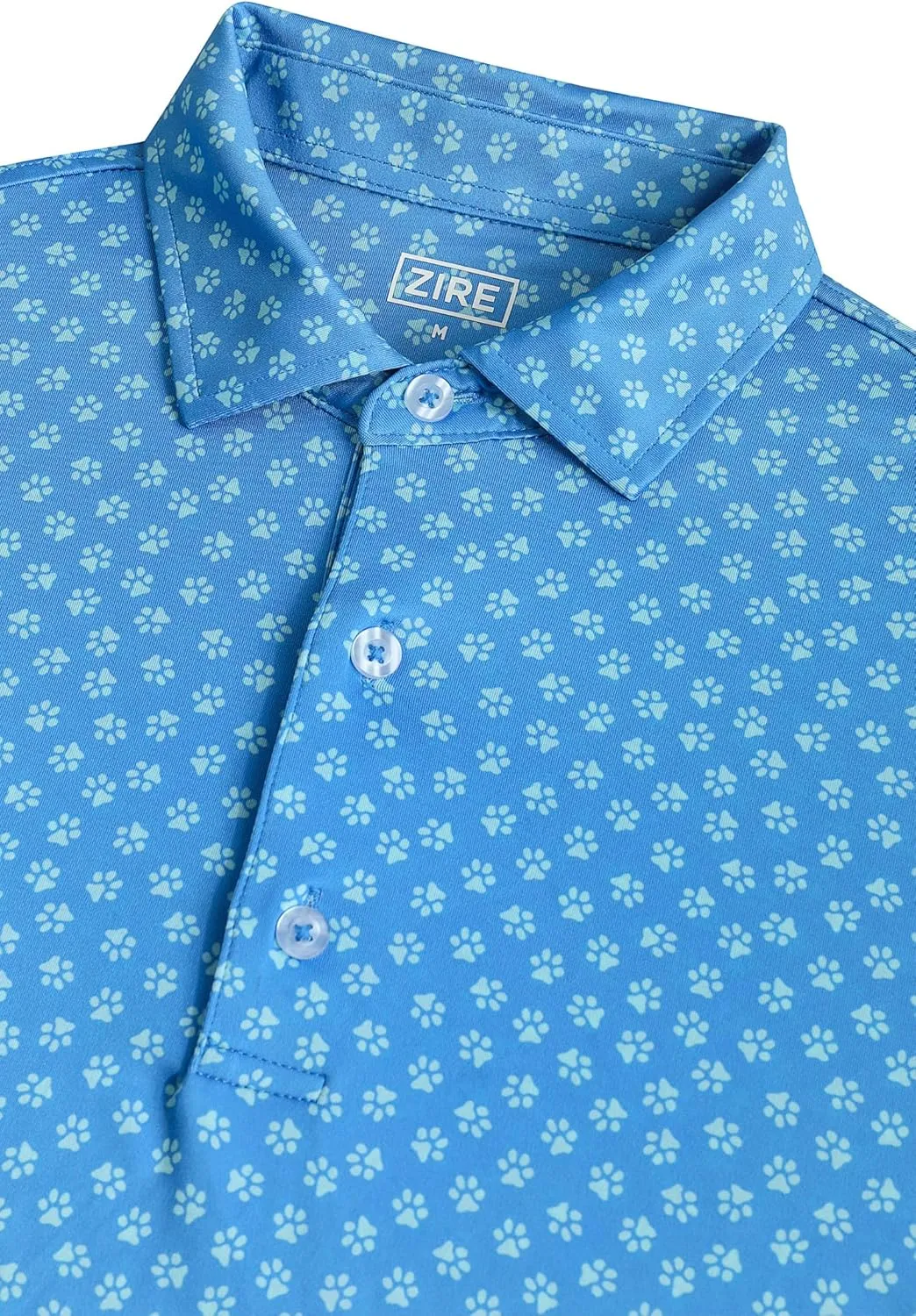 ZIRE Golf Men's Performance Polo | Dry Fit Short Sleeve Shirt | Moisture-Wicking Golf Shirt for Men | UPF 50  | 4-Way Stretch